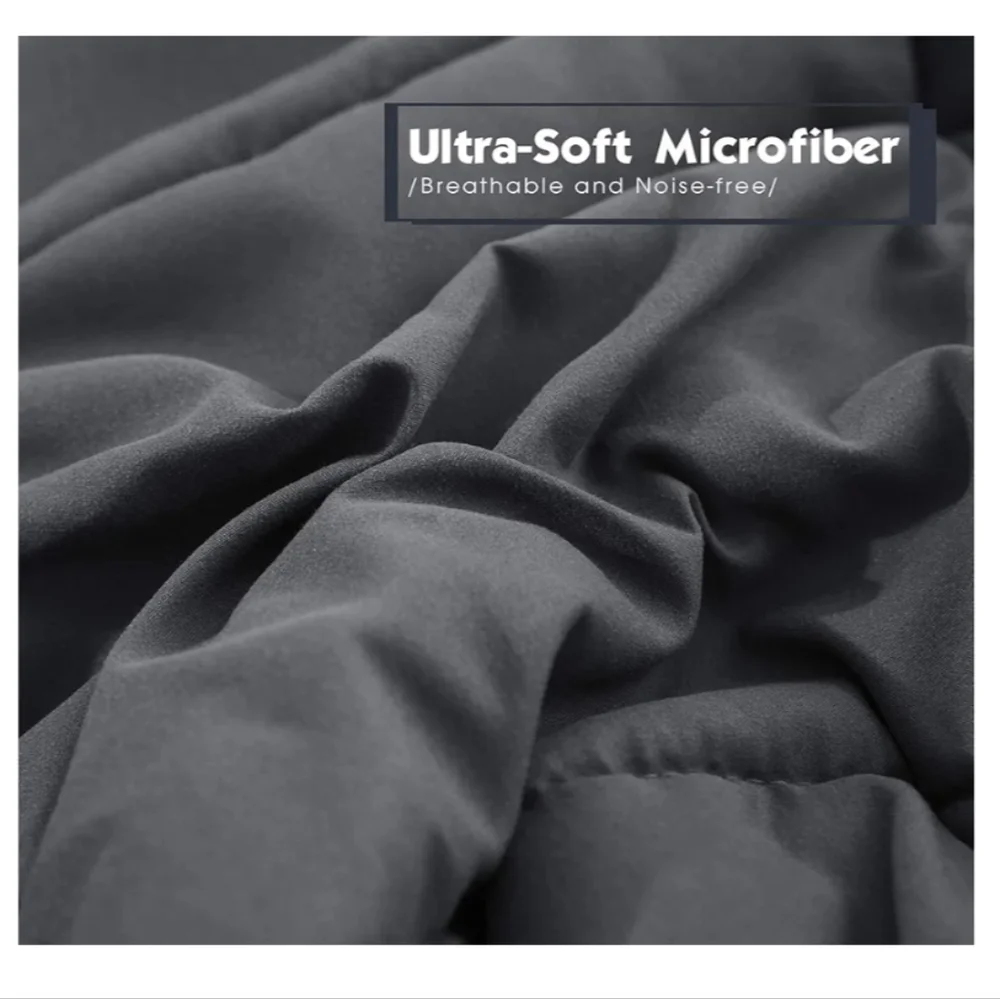 NWOT Pillow Shams Charcoal Gray/Light Gray Flanged Edge Envelope Style Set of 2